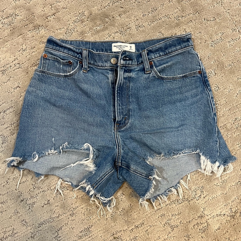 Abercrombie & Fitch Women's Blue Jean Shorts